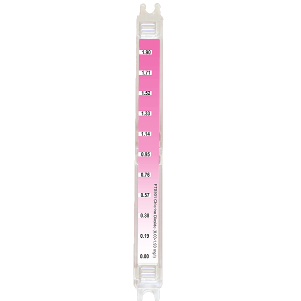 Изображение Параметр-стрічка Chlorine-Dioxide LR (Діоксид хлору, 0.0 - 1.90 мг/л) для FlexiTester