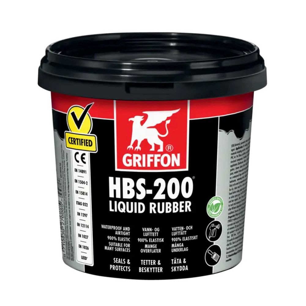 Изображение Герметик GRF HBS-200 LIQUID RUB JR 1л (6 шт)