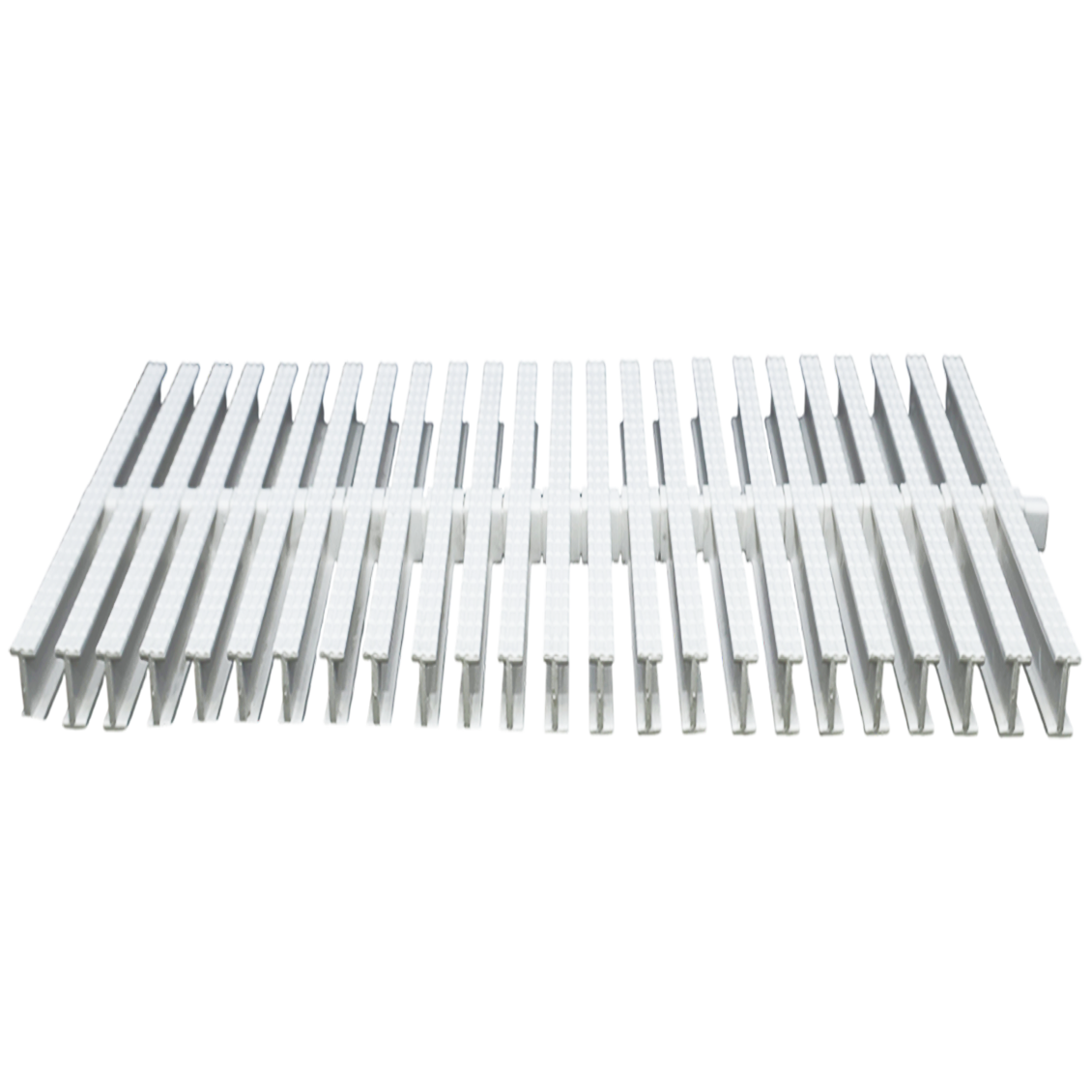 Изображение Решітка переливу 195*22 мм біла