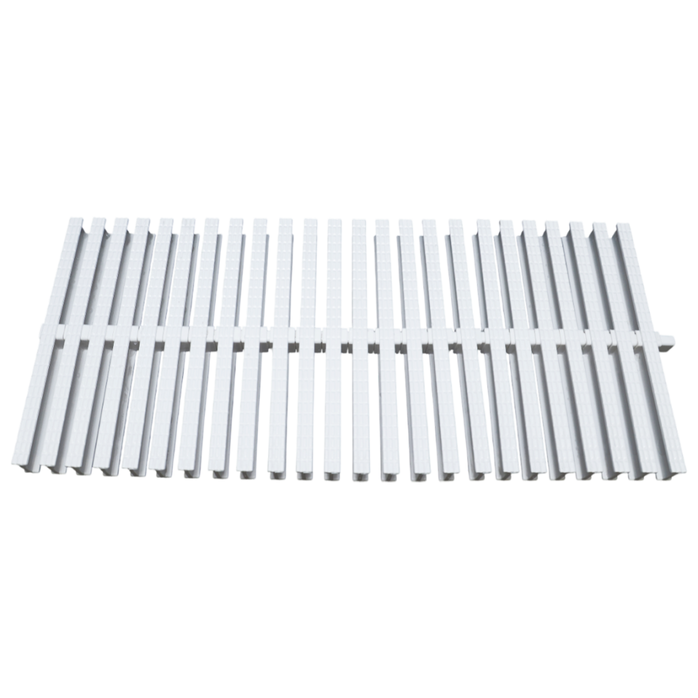 Изображение Решітка переливу 195*22 мм біла