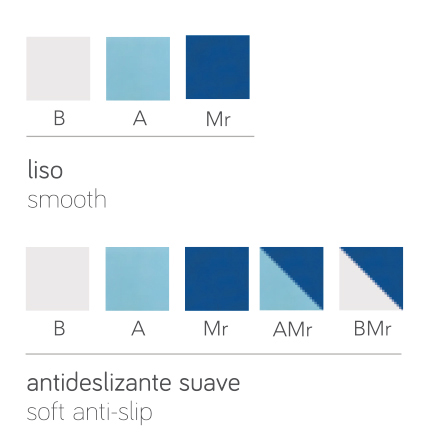 Изображение Плитка ROMO для сходинок 12x24.5х0.9см (блакитна/т. синя) Антисліп