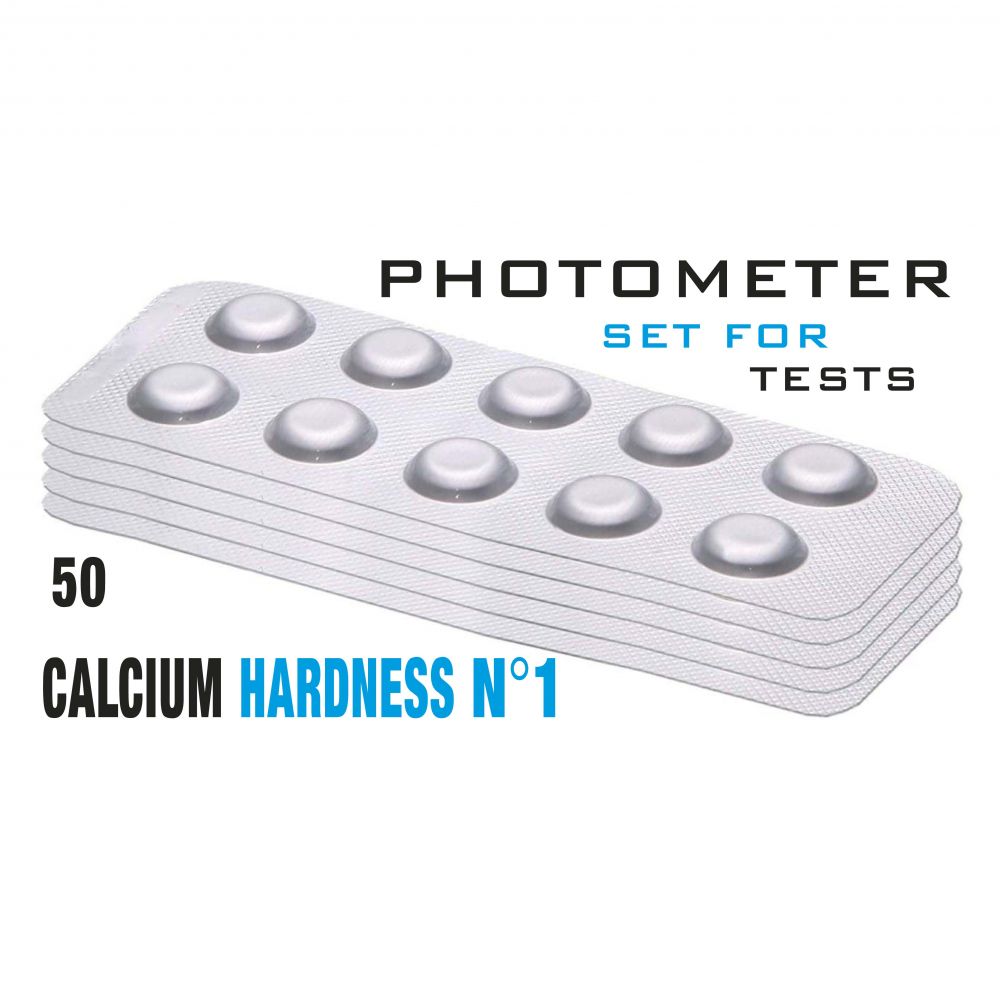 Изображение Таб. Calcium Hardness №1 (Калц. жорст. 0 - 500мг/л) (50 таб/уп.) (10таб/шт) PrimerLab/comporator