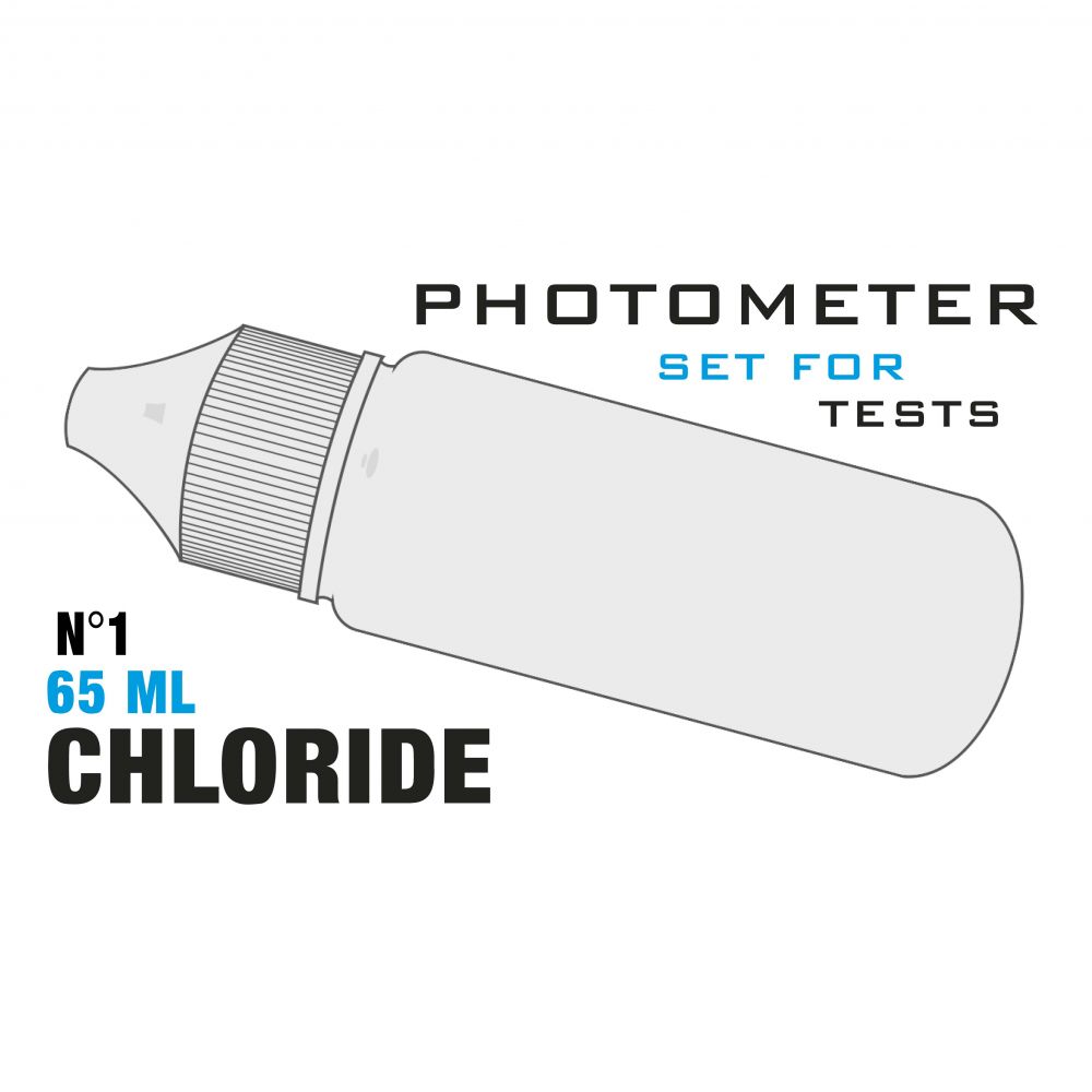 Изображение Рідина PL Chloride N1 (Хлориди 0.0 - 100мг/л) 65 мл/уп PrimerLab