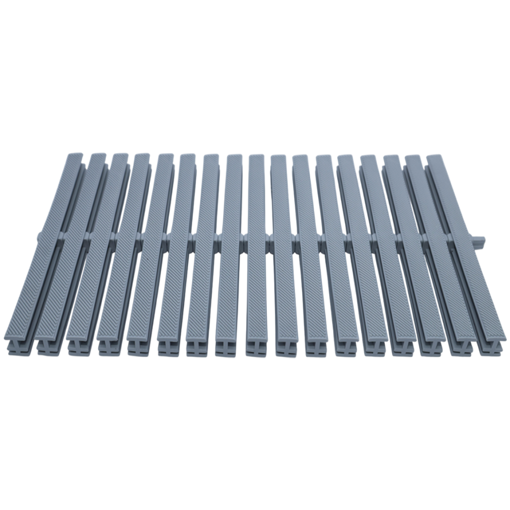 Изображение Решітка переливу, пластик ПП, ширина 24,5 см, сіра, Acqua Source