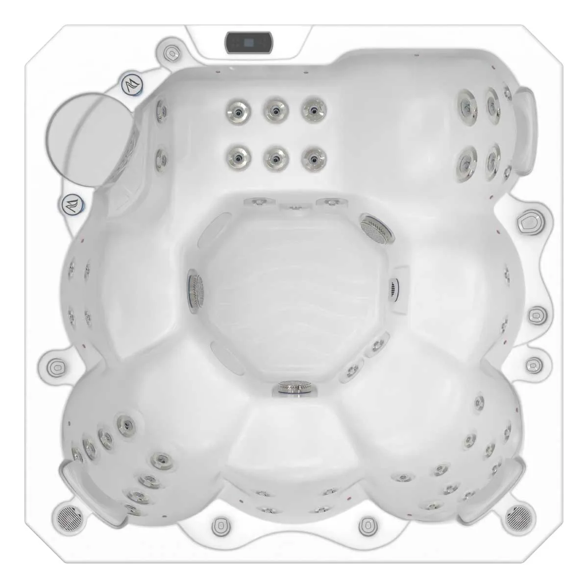 Изображение Prague Life Deluxe spa / WM00800-D, 6 мест, 200 × 200 × 90 cm