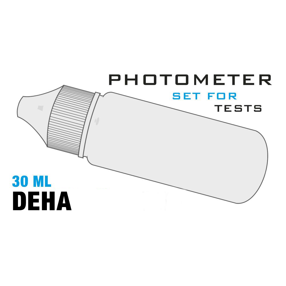 Изображение Рідина DEHA Test (Діетилгідроксиламін, 0.0 - 0.5 мг/л) 30мл/тюб Comporator