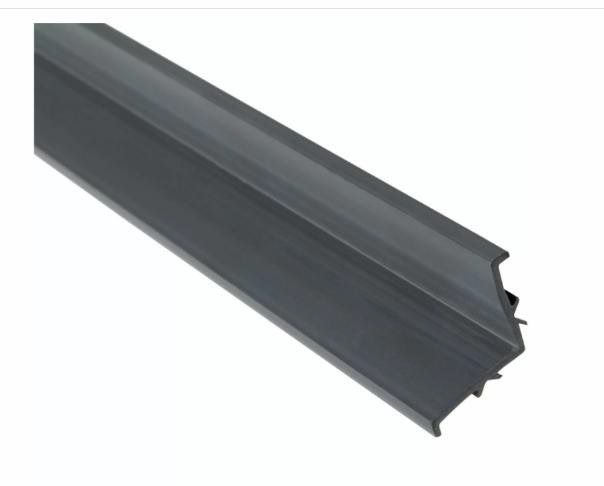 Изображение Куточок під решітку переливу, пластик ПП, (2 п.м.) сірий, Acqua Source (ціна за 1п.м.!)