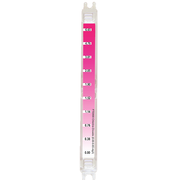 Изображение Параметр-стрічка Chlorine-Dioxide HR (Діоксид хлору, 0.0 - 6.65 мг/л) для FlexiTester