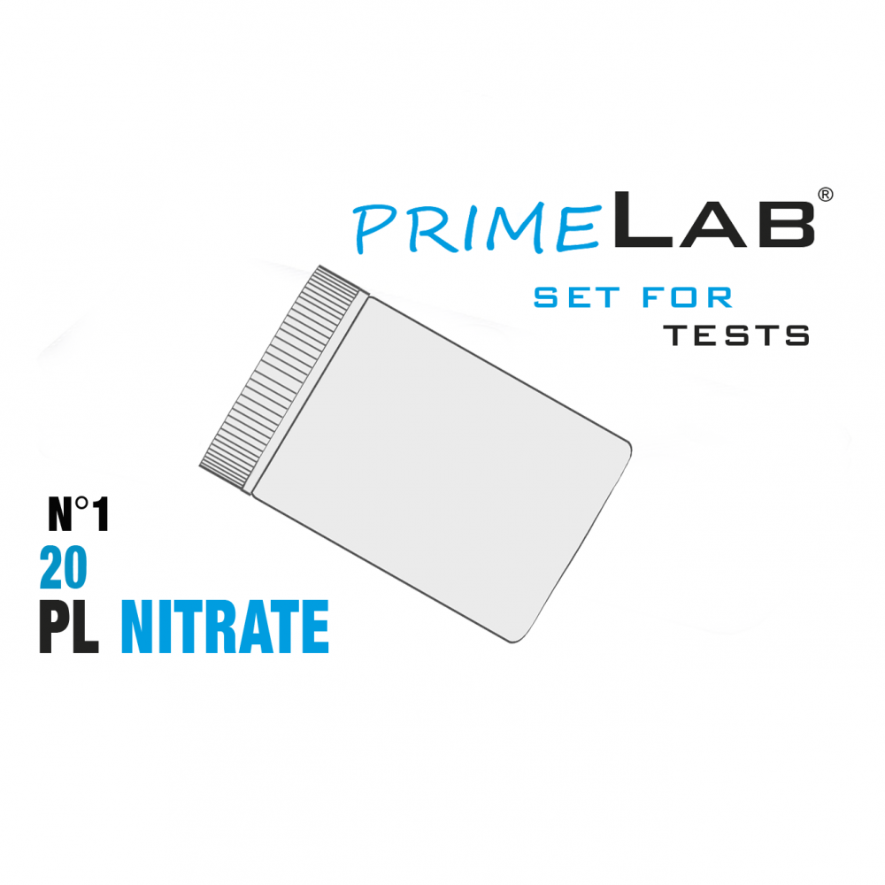 Изображение Порошок PL Nitrate 1 (Нітрати, 0.00-11.00 мг/л) 20гр./шт. (285 test) PrimerLab